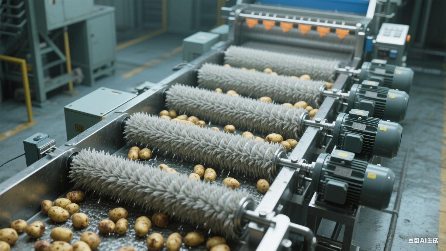 毛辊清洗机中的七辊、八辊、九辊：揭秘清洗设备的核心构造​(2)