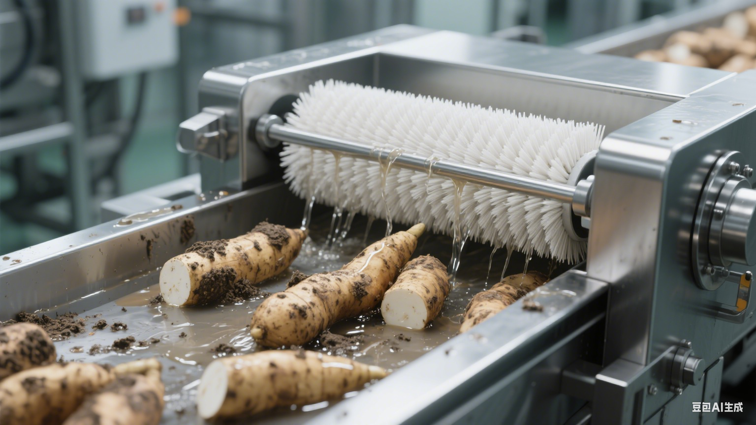 食材清洗界的 “毛刷能手”毛辊清洗机(2)