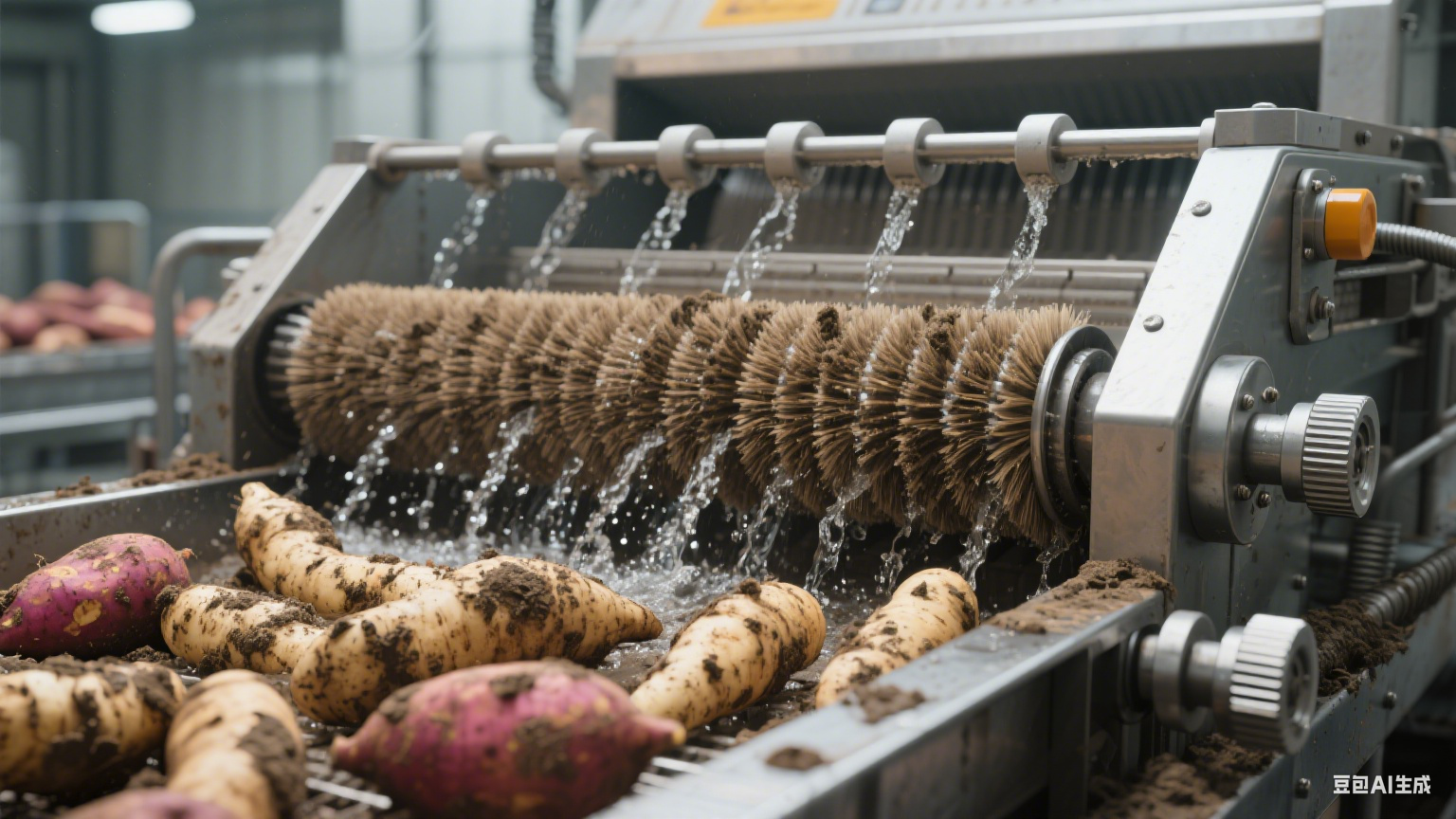 毛辊清洗机:食品界的 “毛刷清洁小能手”(2) 毛辊清洗机:食品界的 “毛刷清洁小能手”(2)