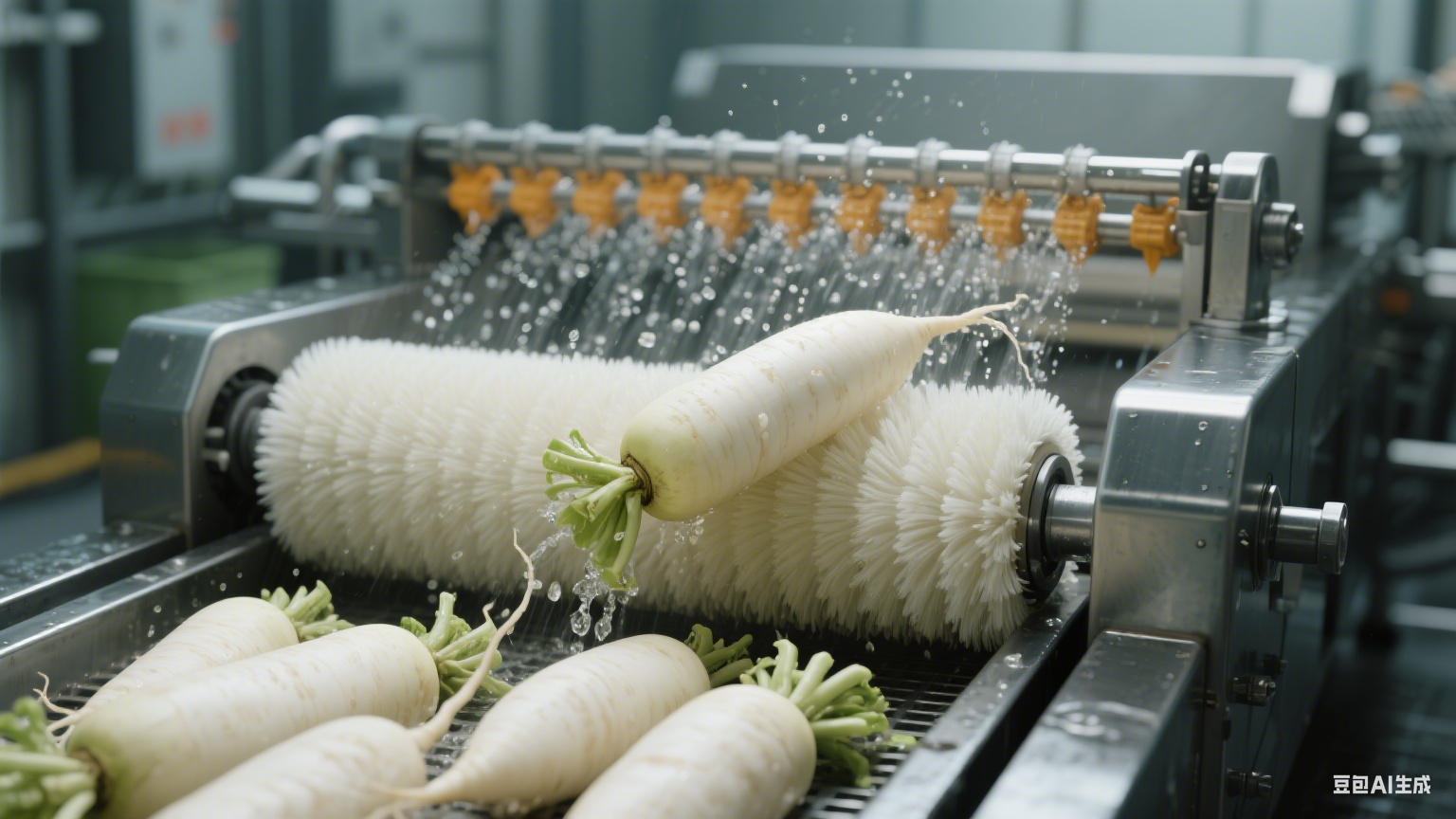 毛辊清洗机：海鲜加工的 “泥沙清理好帮手”(3)