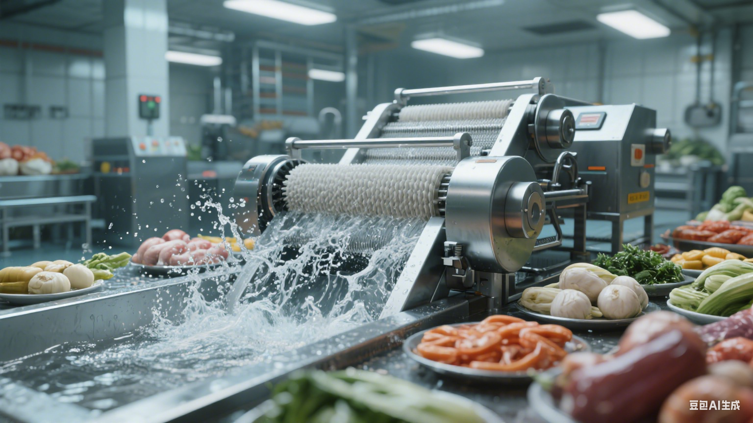 毛辊清洗机：海鲜加工的 “泥沙清理好帮手”(5)