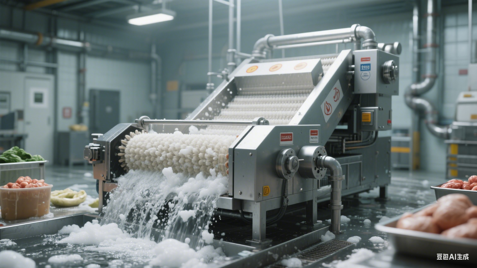 毛辊清洗机在食品加工中的核心优势：助力食材清洁与生产提效(6)