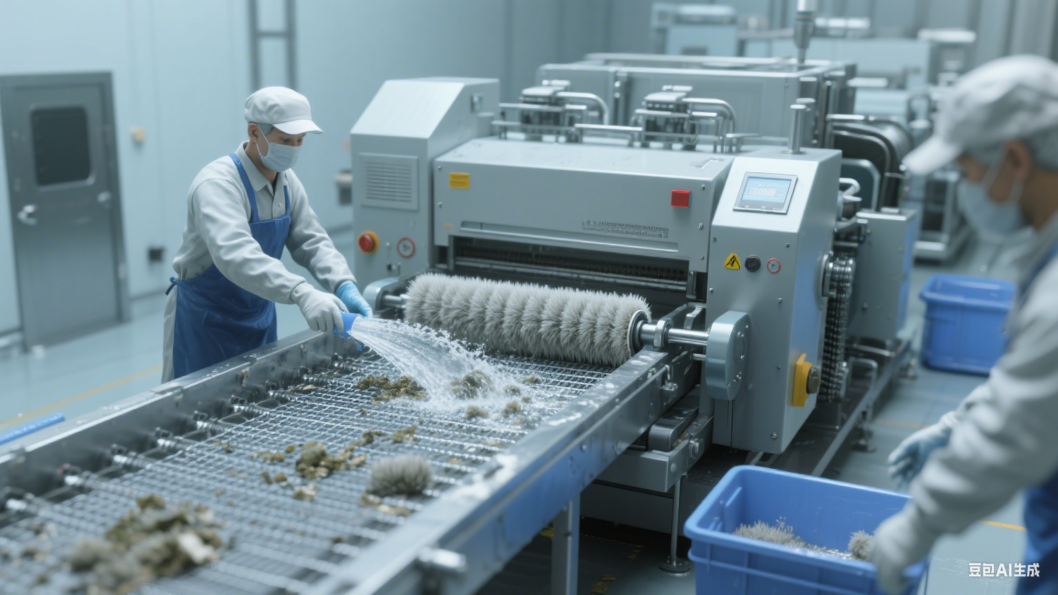 毛辊清洗机在牛肉加工中的应用(4)