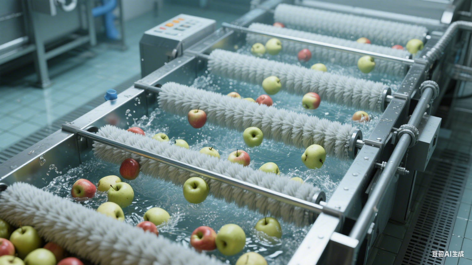 毛辊清洗机在食品加工厂中的核心作用(4) 毛辊清洗机在食品加工厂中的核心作用(4)