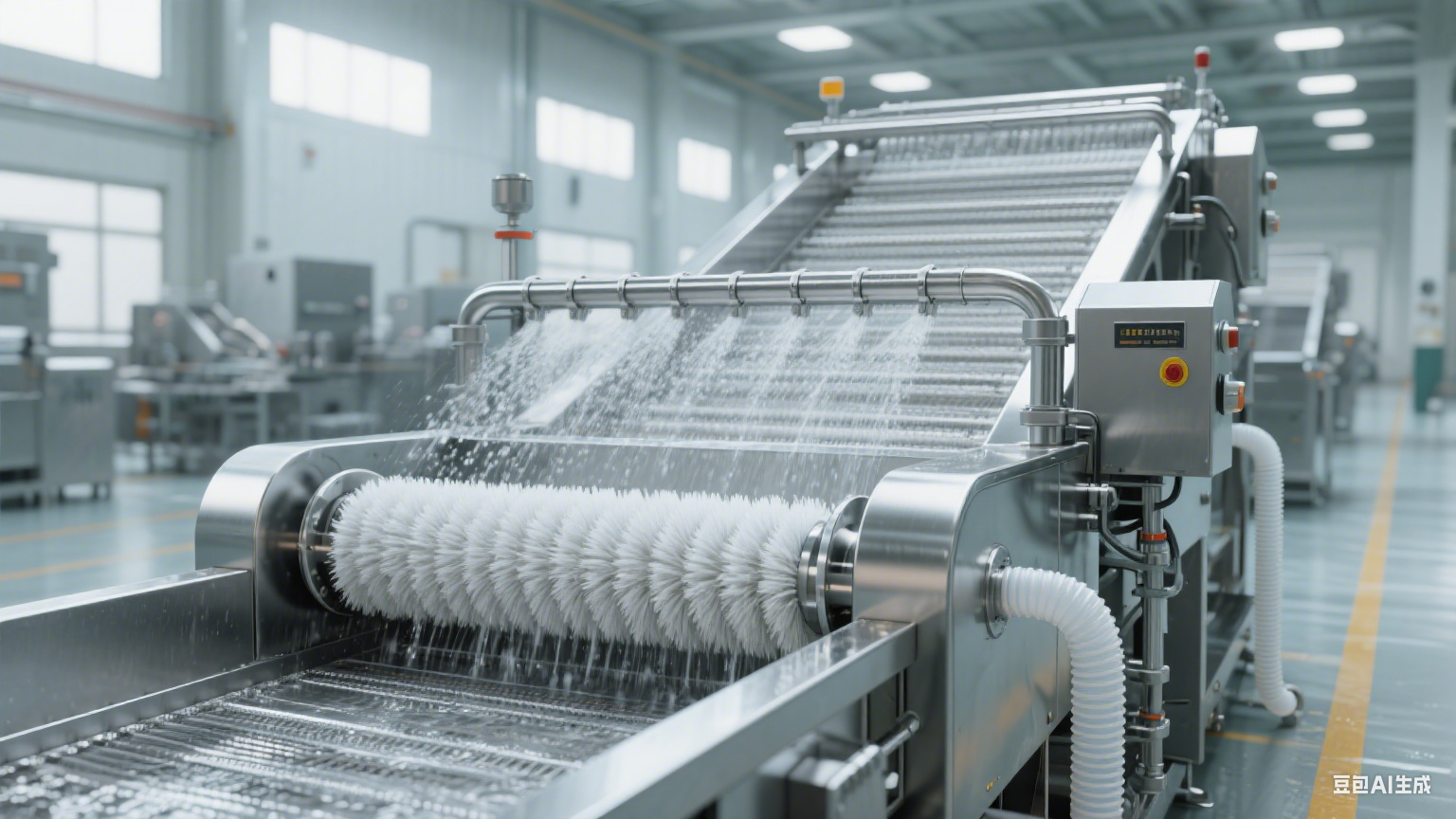 毛辊清洗机在香蕉加工的核心作用(4)