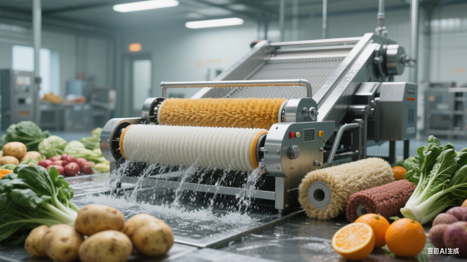 毛辊清洗机实力圈粉:刷净果蔬污渍,加工效率翻几番(5) 毛辊清洗机实力圈粉:刷净果蔬污渍,加工效率翻几番(5)