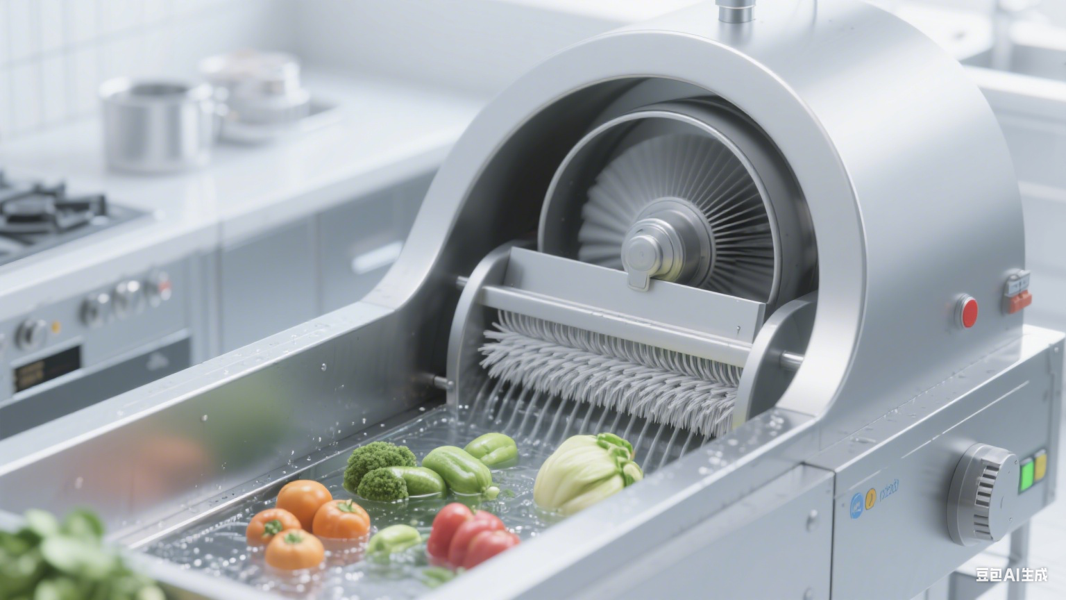 毛辊清洗机凭啥受欢迎？去污快、护食材、省人工(3)