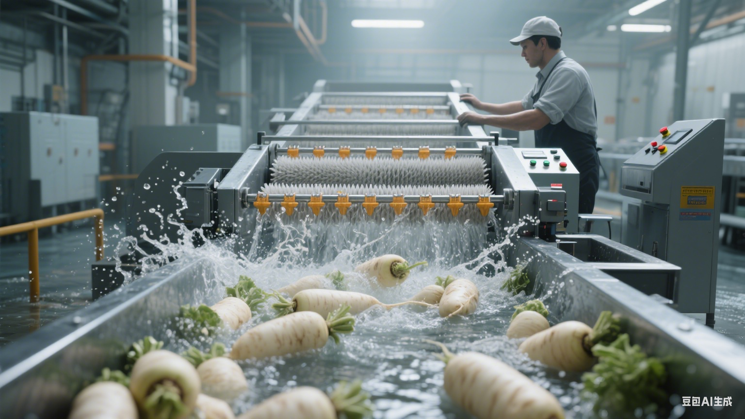 解决清洗难题！毛辊清洗机助力蔬菜加工厂提质增效(4)