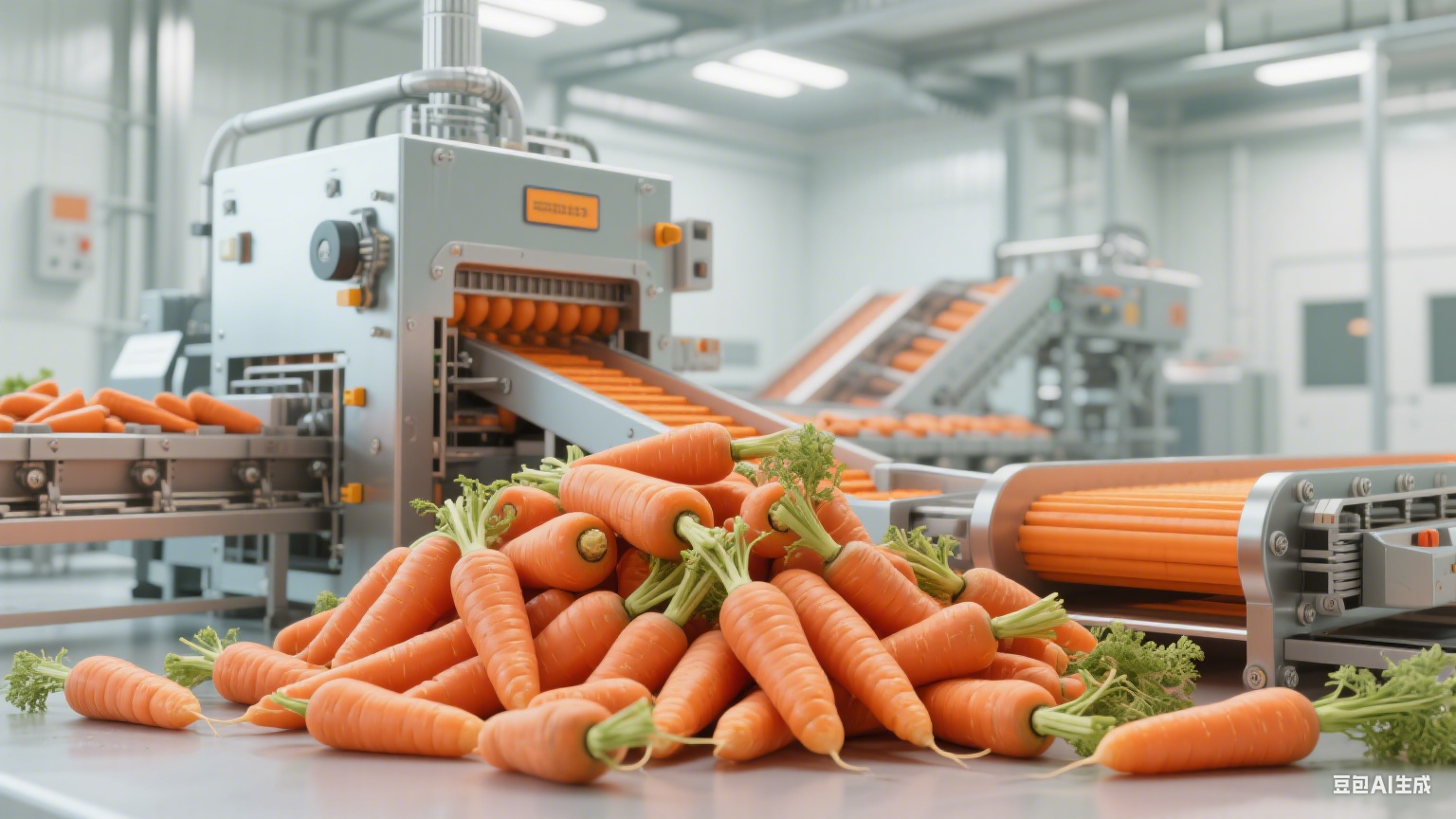 根茎类食材清洗福音！毛辊清洗机去污护表双在线(4)