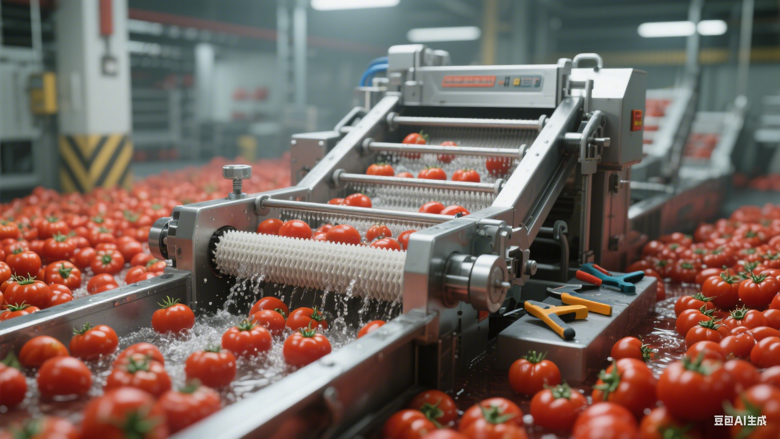 毛辊清洗机：解决批量清洗难题，助力食品厂扩产能(2)