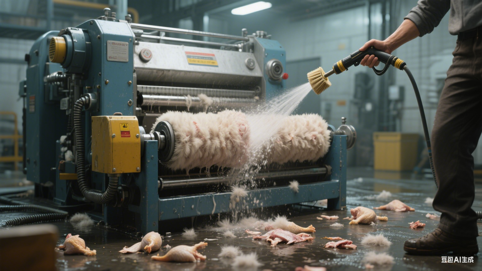 鸡爪子毛辊清洗机日常使用指南：这样洗得干净又省心(4)