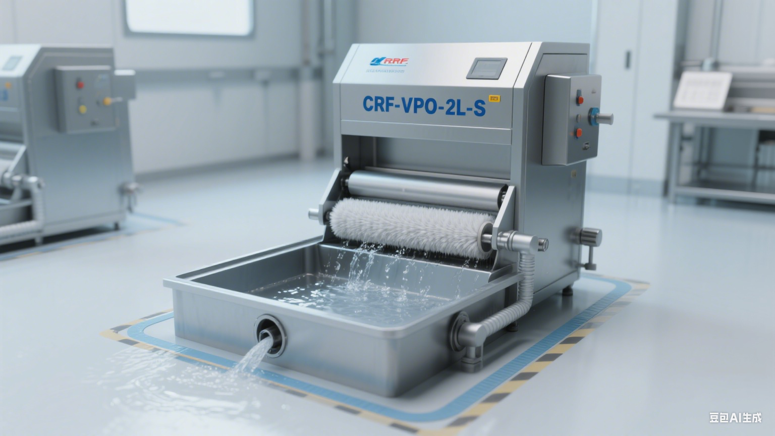CRF-VPO-2L-S 毛辊清洗机：和生锈问题 “掰掰手腕”？(2)