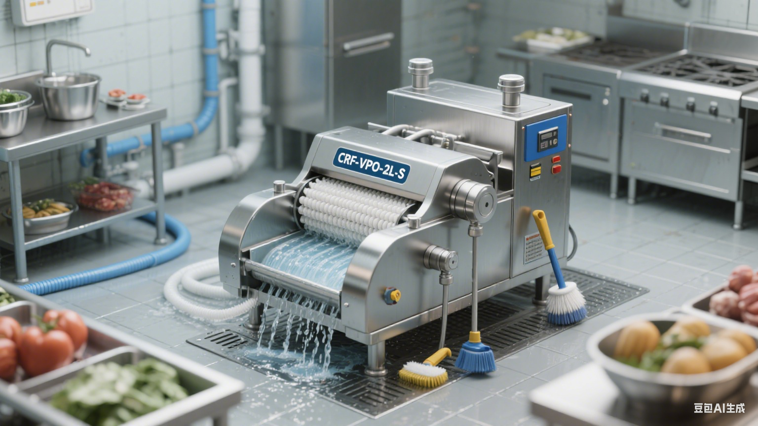 CRF-VPO-2L-S 毛辊清洗机：和生锈问题 “掰掰手腕”？(5)