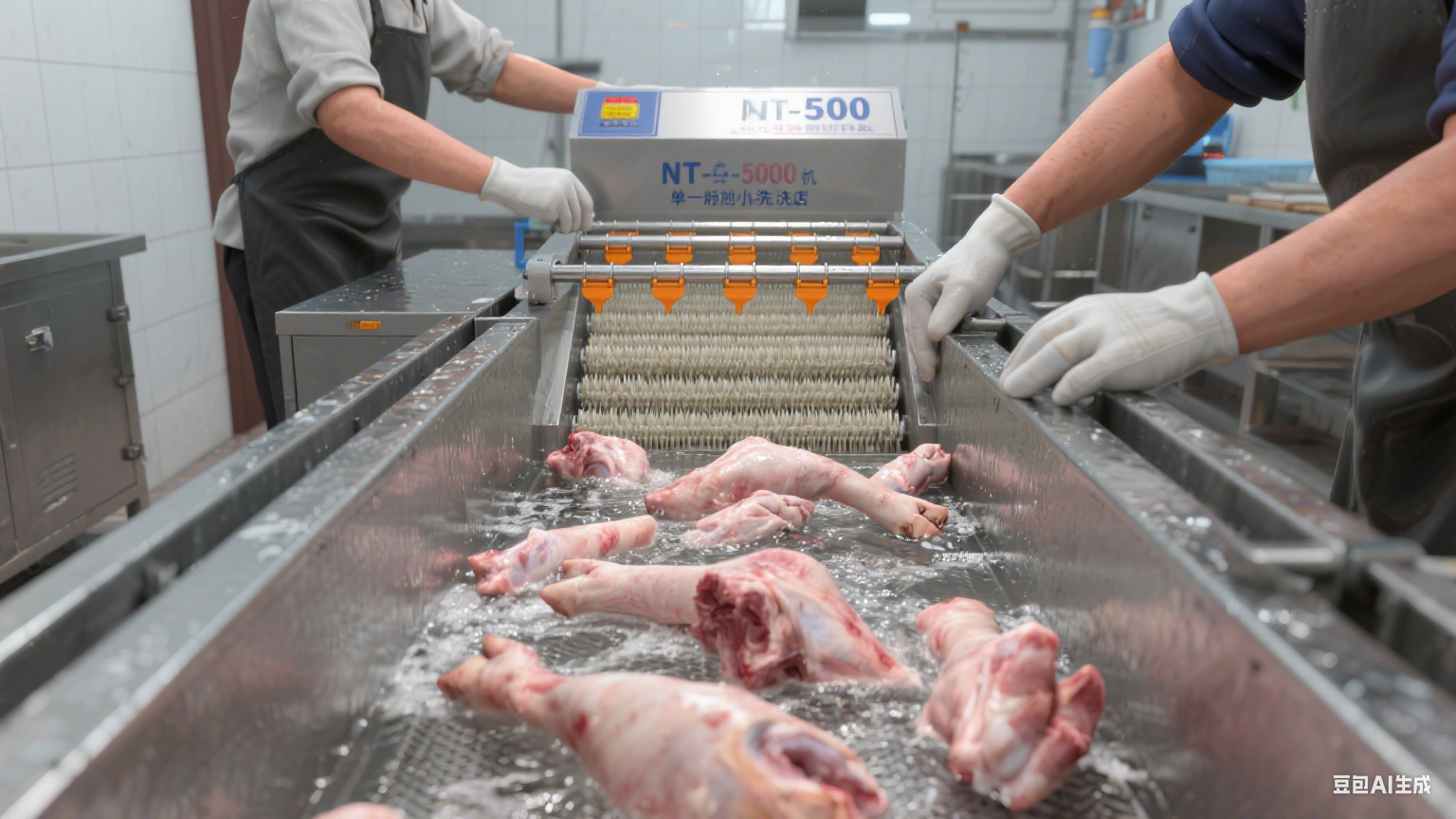 牛蹄毛辊清洗机：牛蹄上的毛毛能洗干净吗？(4)