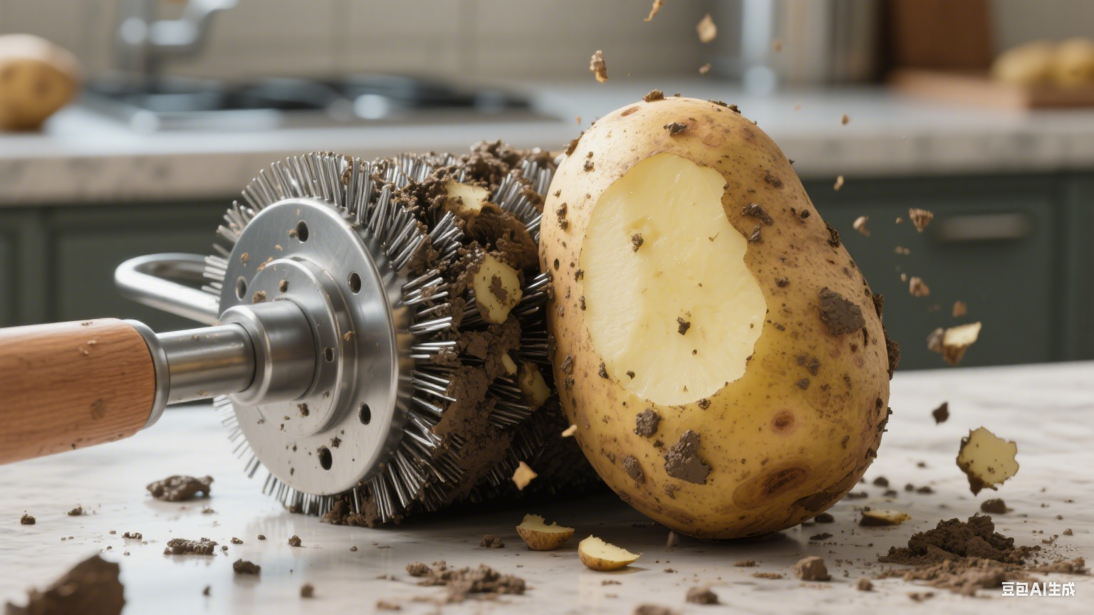 土豆去泥去皮机毛辊有啥类型？刘师傅的 “选辊笔记”(2)