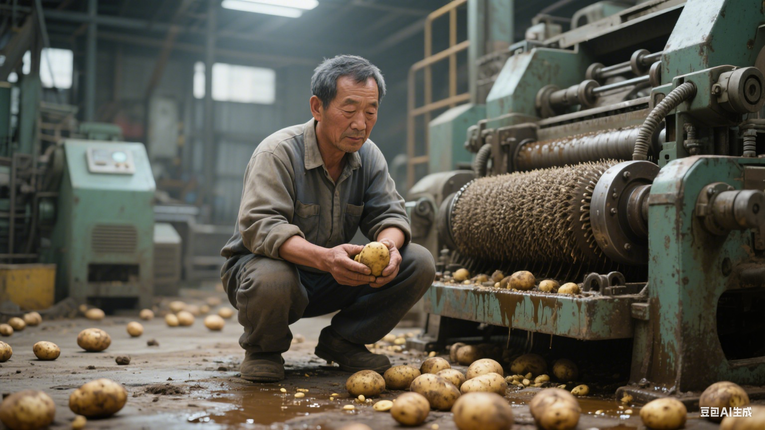 土豆去泥去皮机毛辊有啥类型？刘师傅的 “选辊笔记”(1)