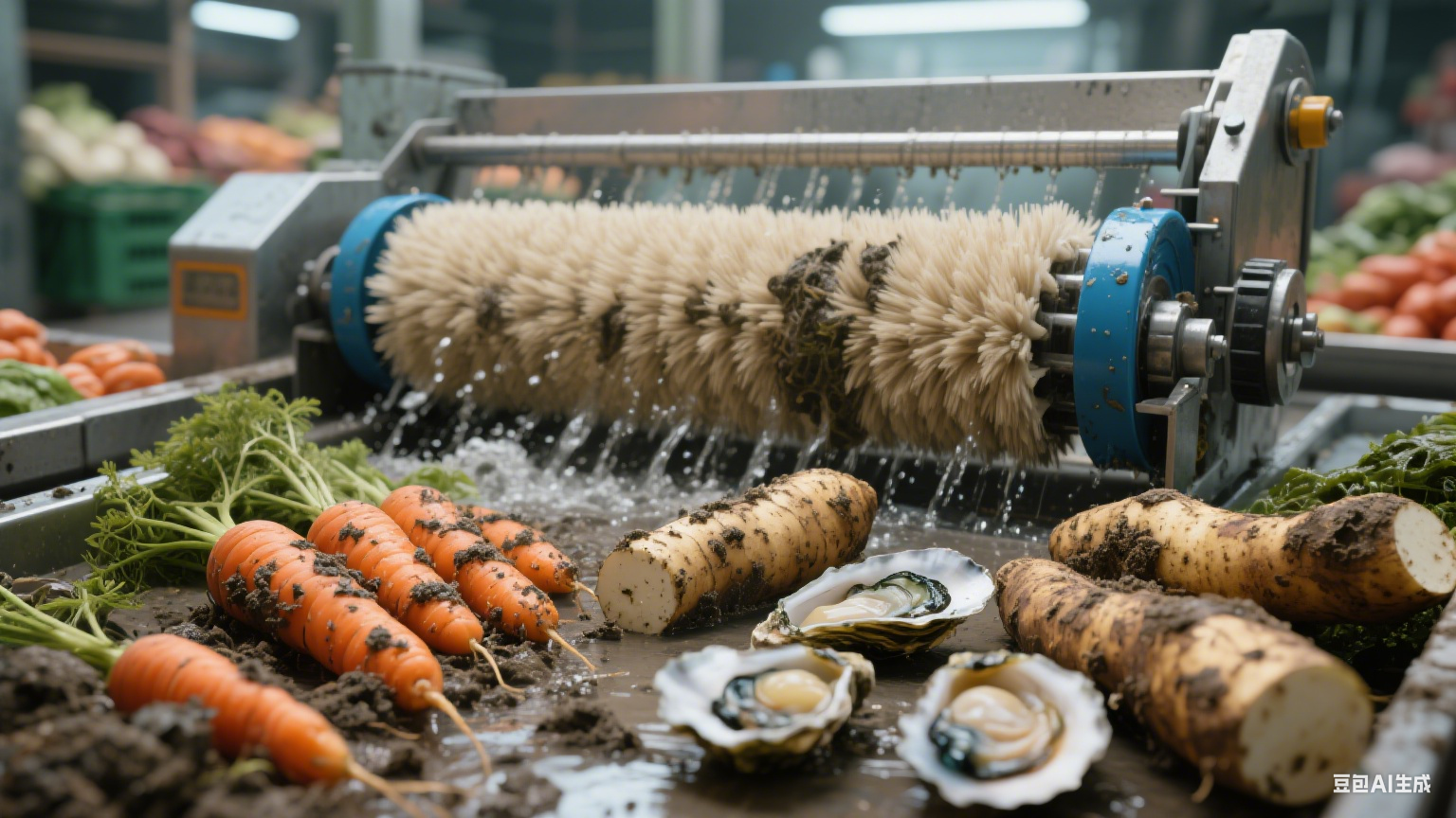 毛辊清洗机的处理程度有多高？不同食材清洗效果看这里(1)