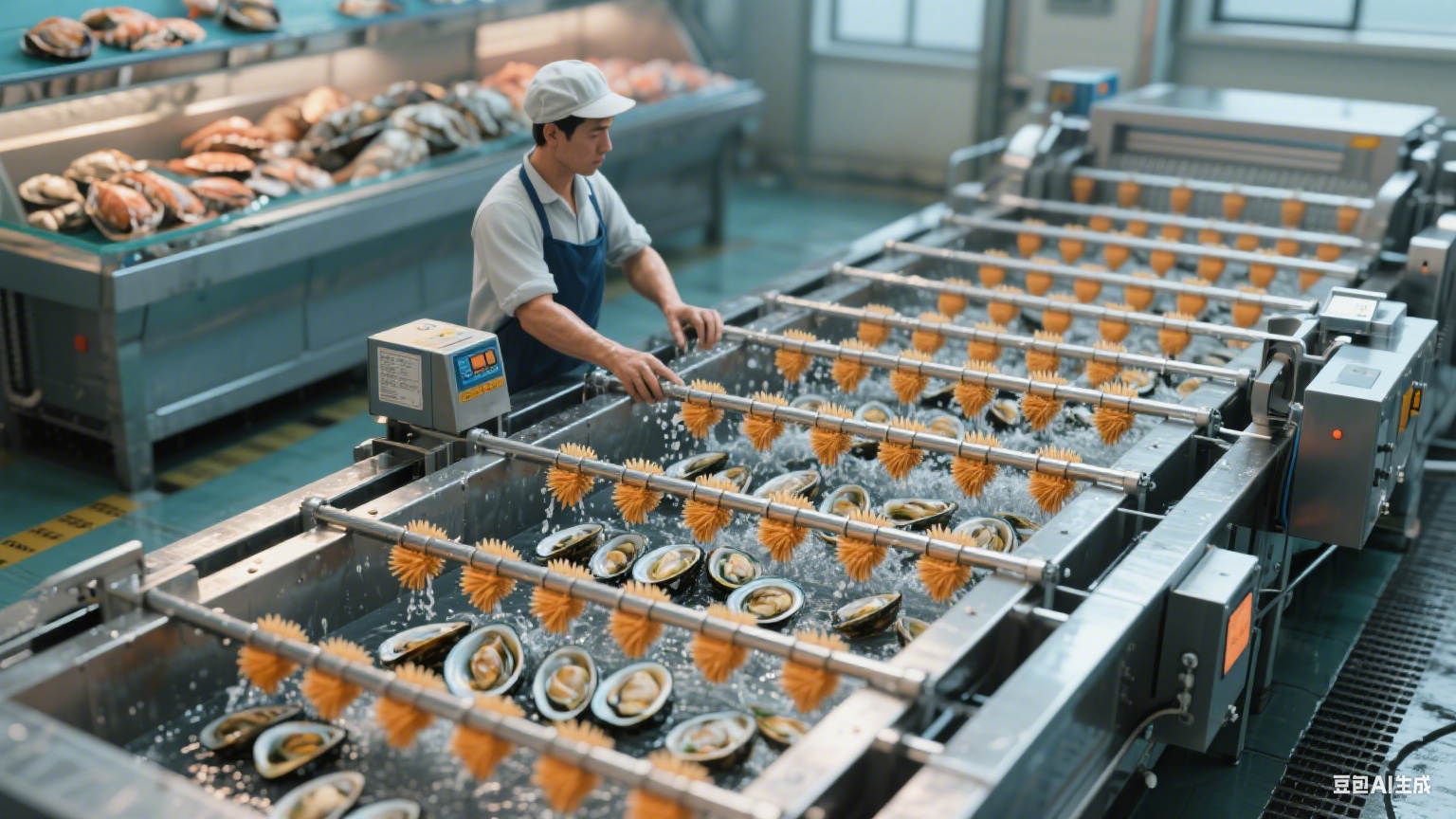 毛棍焕鲜・净护海虹：解密海虹毛棍清洗机的去污巧思(5)