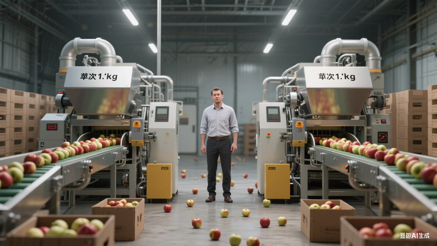 果净辊动：解密商用苹果毛辊清洗机的单次处理量密码(6)