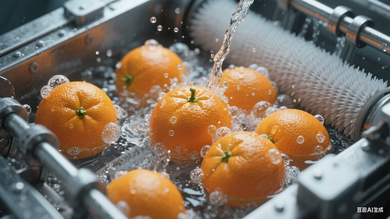 蜜桔洗果毛辊清洗机：解构 “同步洁净 + 温和杀菌” 的柑橘护鲜(4)