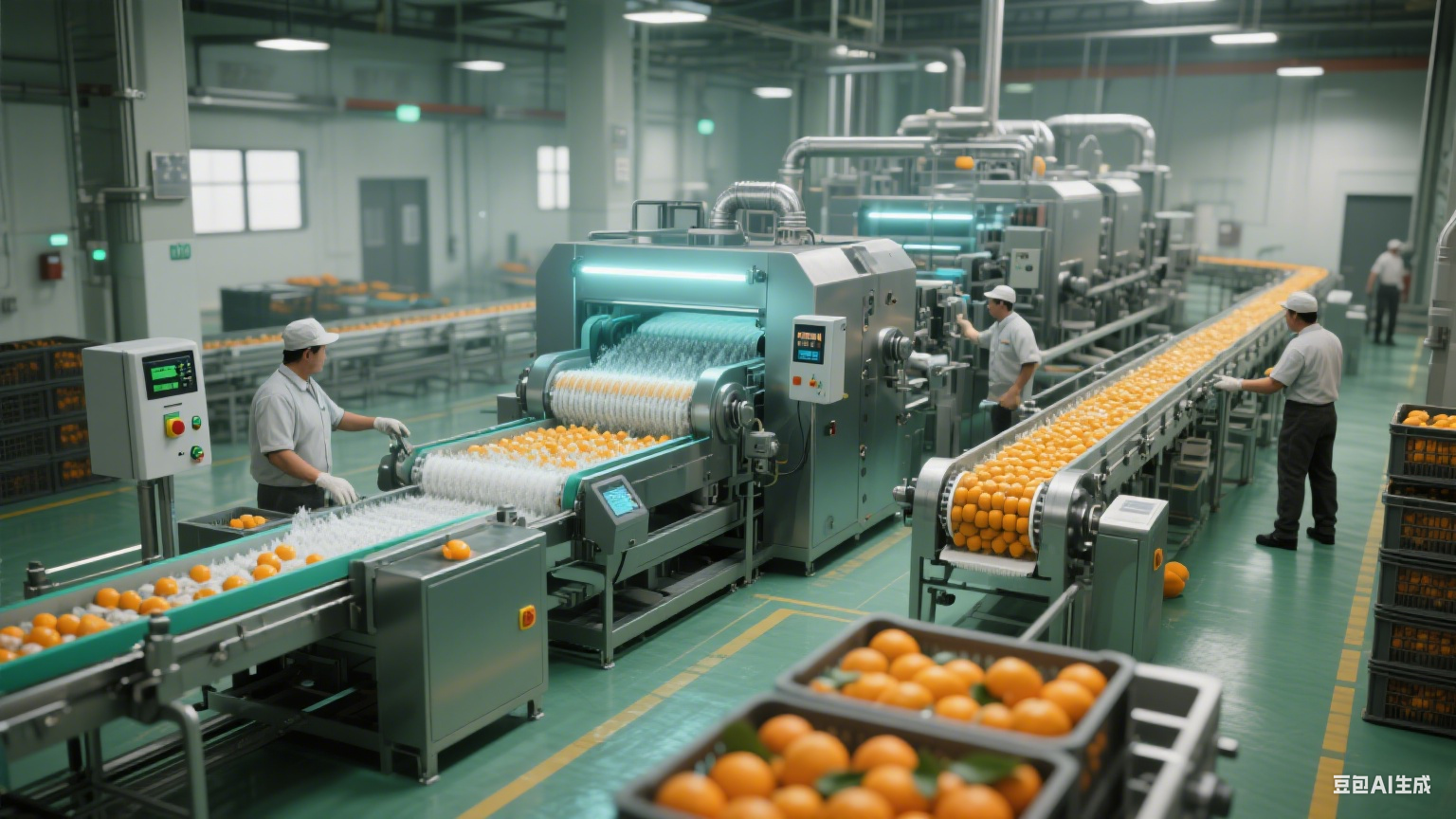 蜜桔洗果毛辊清洗机：解构 “同步洁净 + 温和杀菌” 的柑橘护鲜(7)