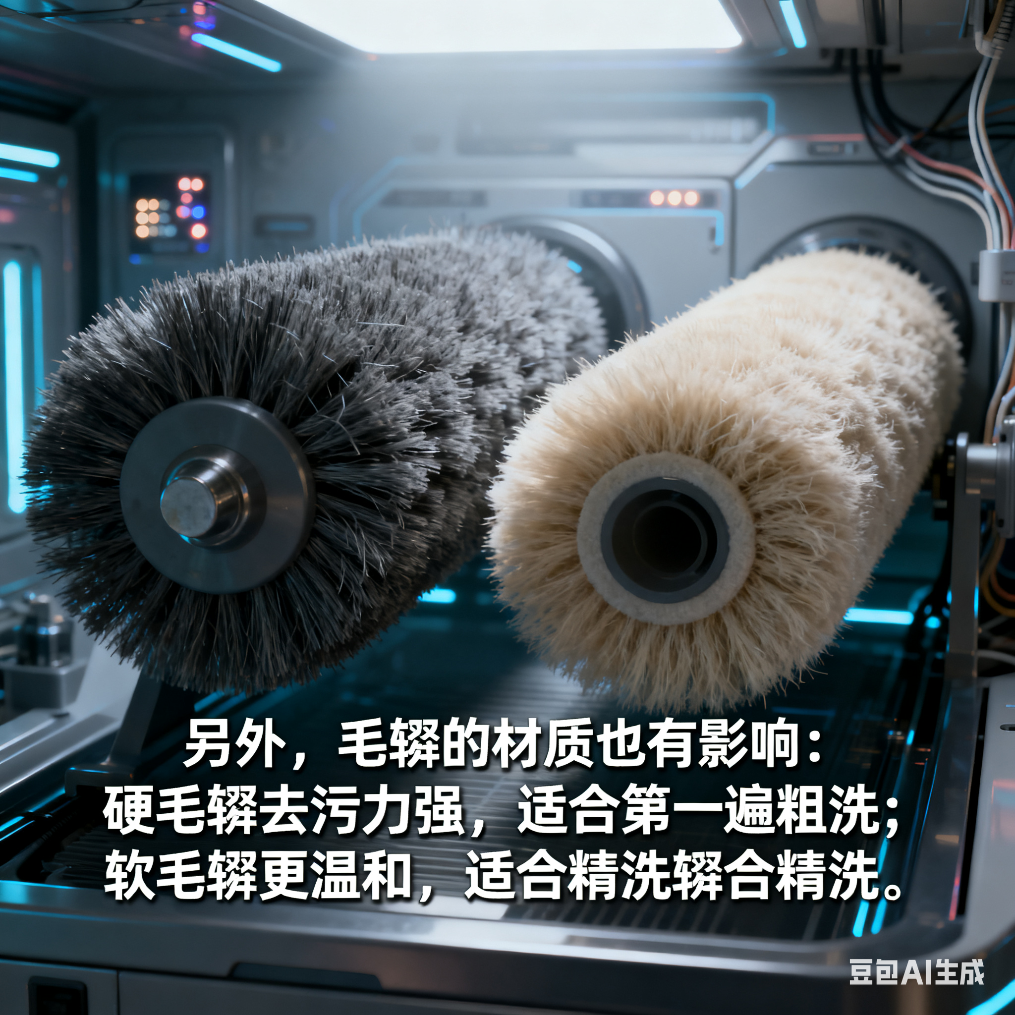 胡萝卜毛辊清洗机，洗几遍才够干净？(4)