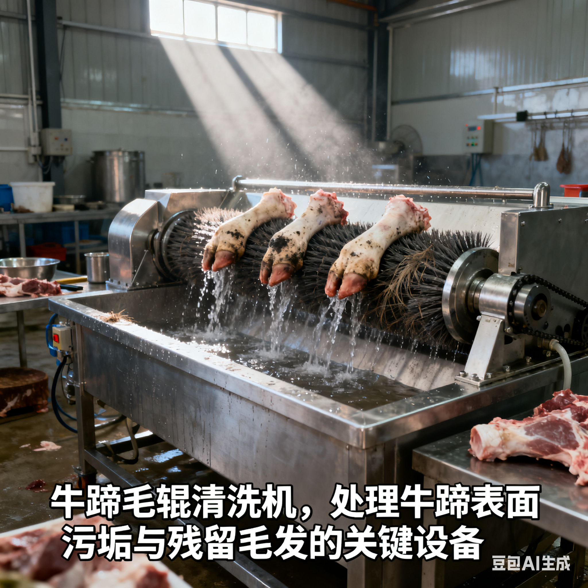 牛蹄毛辊清洗机，几台能起订？(1)