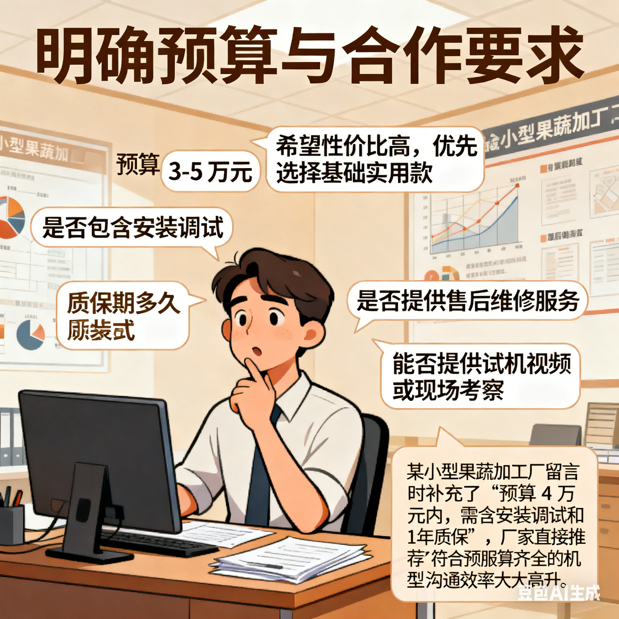 果蔬毛刷清洗机，留言问价有技巧吗？(4)