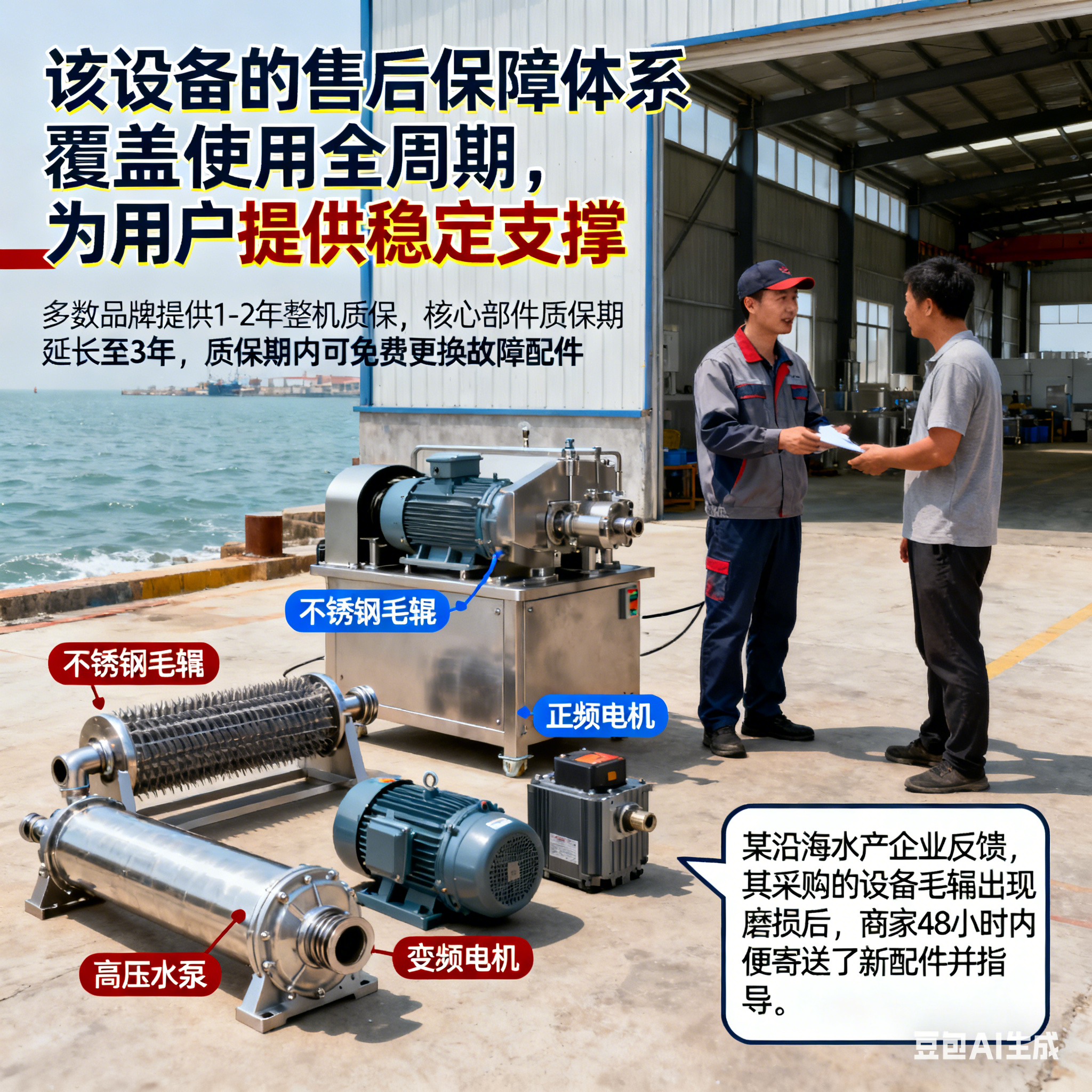 800 型毛辊清洗机,售后有保障跟设备完善吗？(3)