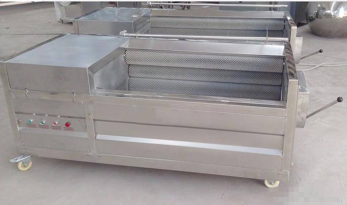 根茎海鲜清洗怎么选？专用毛辊清洗设备(5)